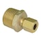 Everflow 1/4" O.D. COMP x 1/2" MIP Reducing Adapter Pipe Fitting, Lead Free Brass C68R-1412-NL - alternate 1